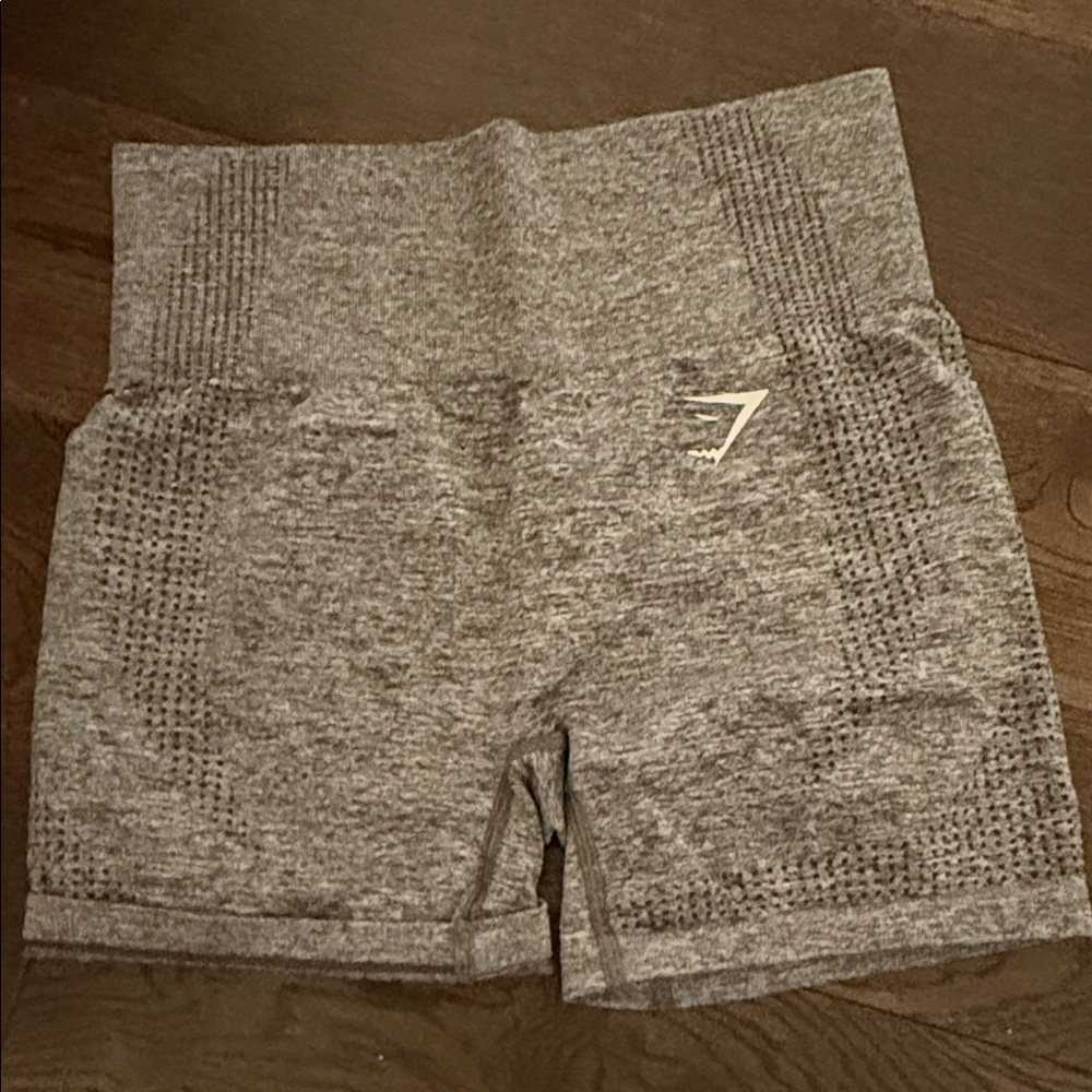 Gray Women's High-Waisted Shorts
